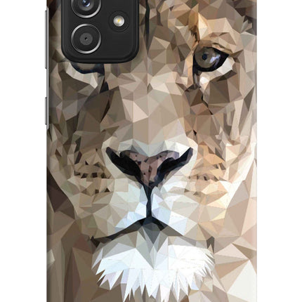 Lion Art Samsung A52/A52s 5G Hard Case Back Cover by Casekaro