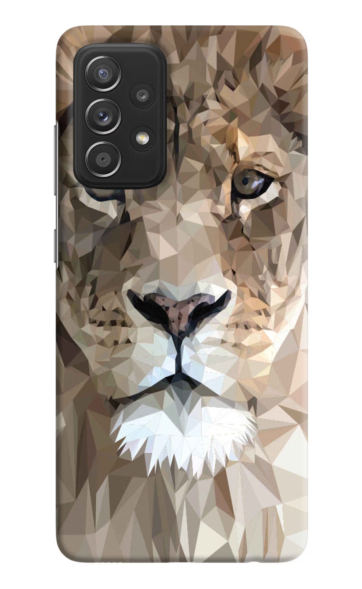 Lion Art Samsung A52/A52s 5G Hard Case Back Cover by Casekaro