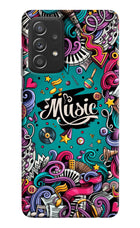 Music Graffiti Samsung A52/A52s 5G Hard Case Back Cover by Casekaro