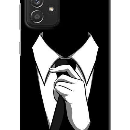 Black Tie Samsung A52/A52s 5G Hard Case Back Cover by Casekaro