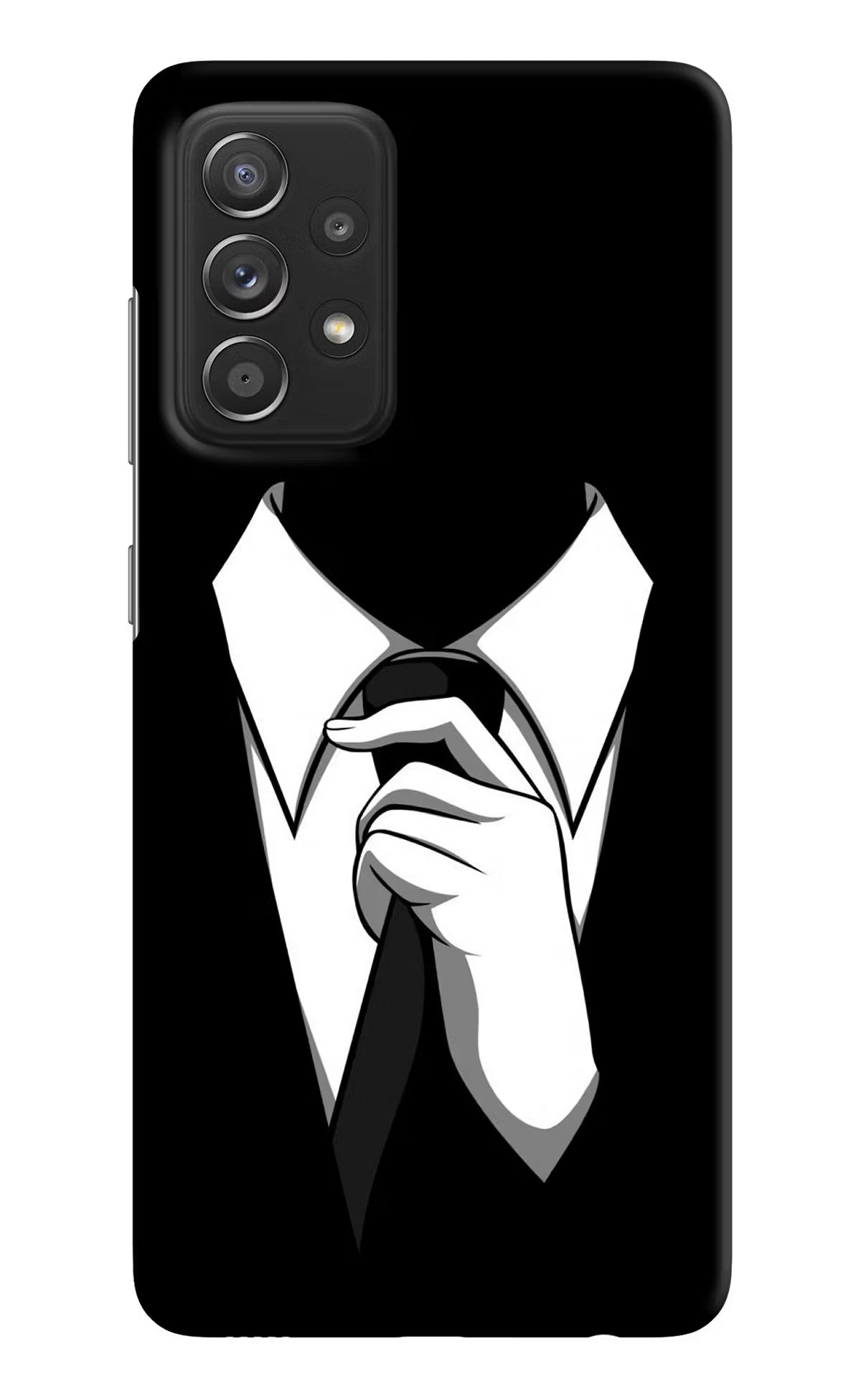 Black Tie Samsung A52/A52s 5G Hard Case Back Cover by Casekaro