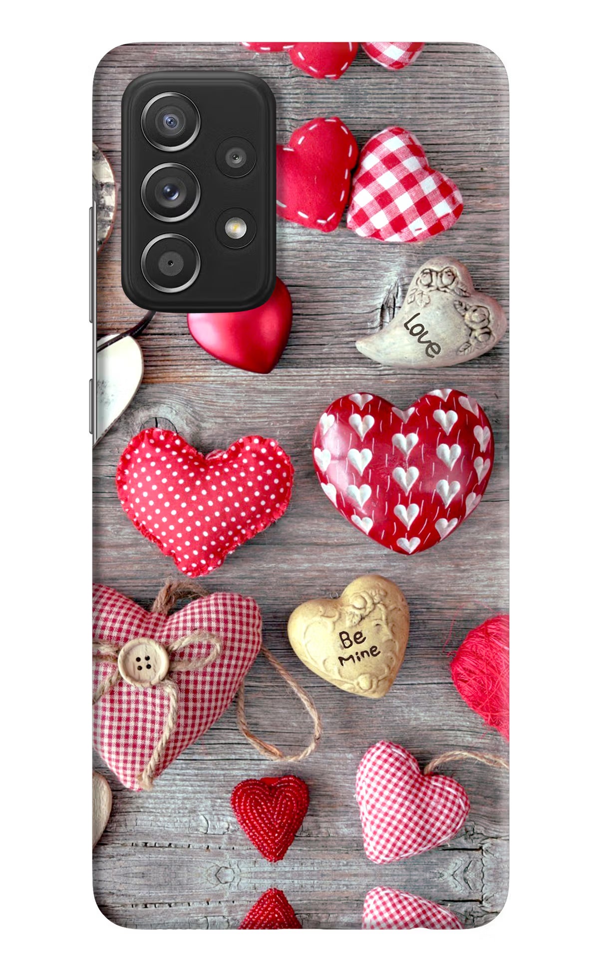 Love Wallpaper Samsung A52/A52s 5G Hard Case Back Cover by Casekaro