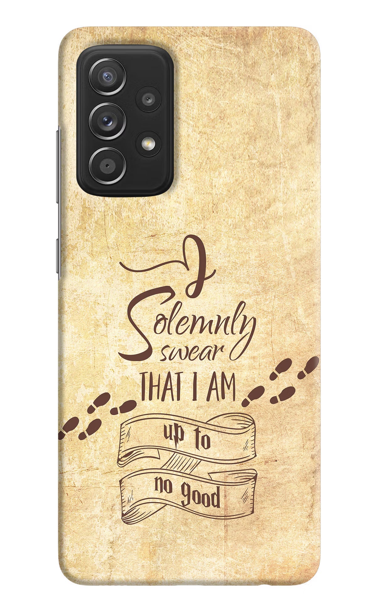 I Solemnly swear that i up to no good Samsung A52/A52s 5G Hard Case Back Cover by Casekaro
