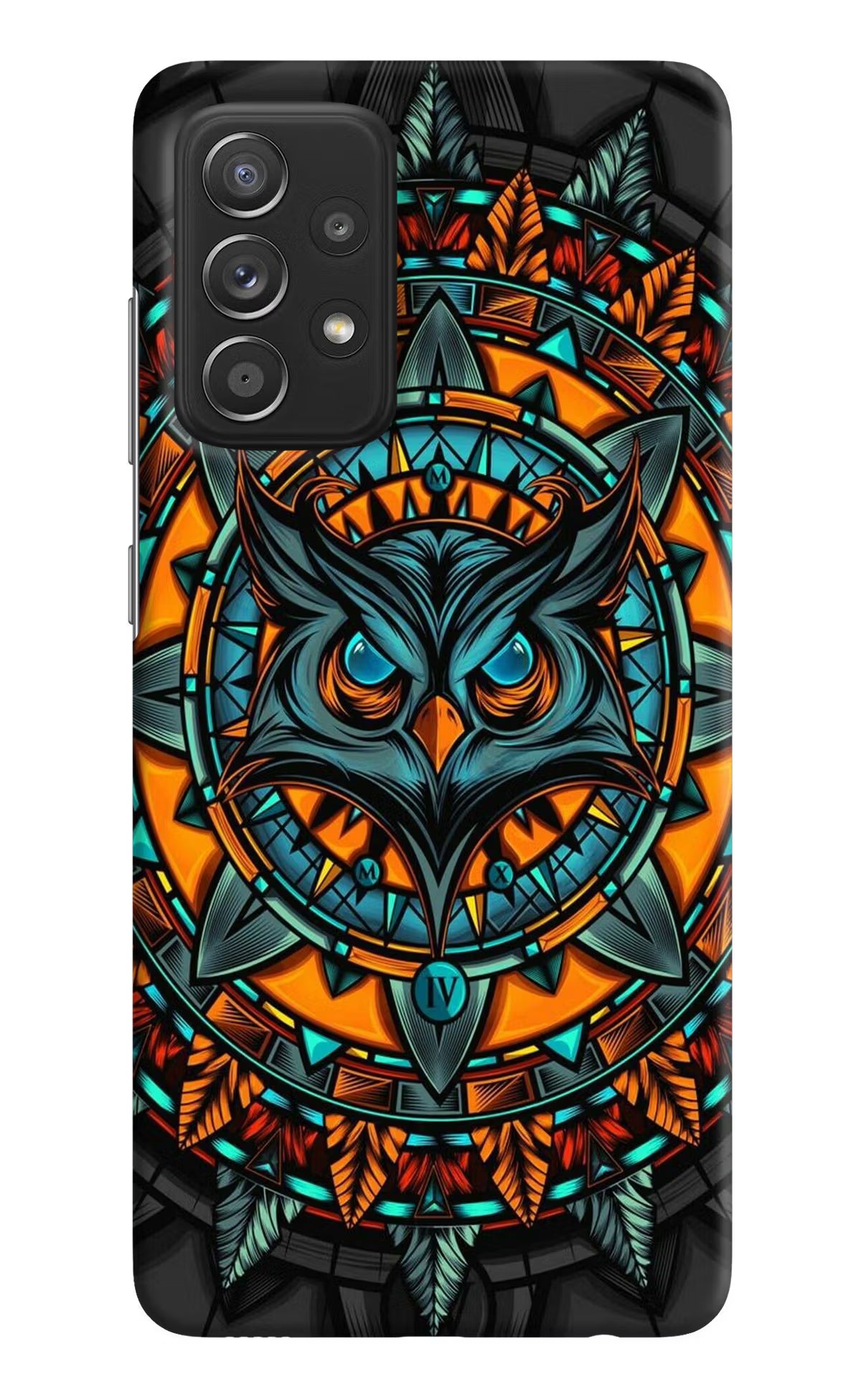 Angry Owl Art Samsung A52/A52s 5G Hard Case Back Cover by Casekaro