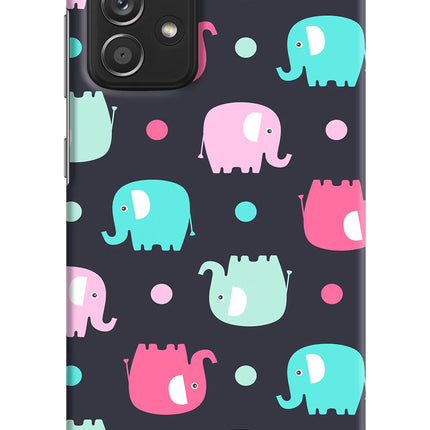 Elephants Samsung A52/A52s 5G Hard Case Back Cover by Casekaro