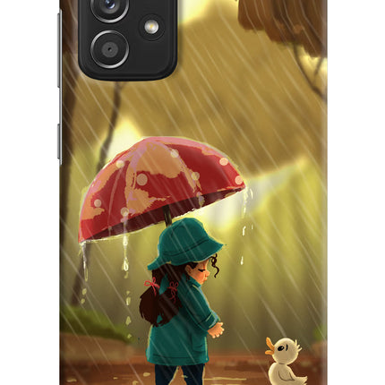 Rainy Day Samsung A52/A52s 5G Hard Case Back Cover by Casekaro