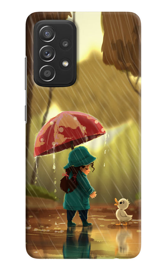 Rainy Day Samsung A52/A52s 5G Hard Case Back Cover by Casekaro