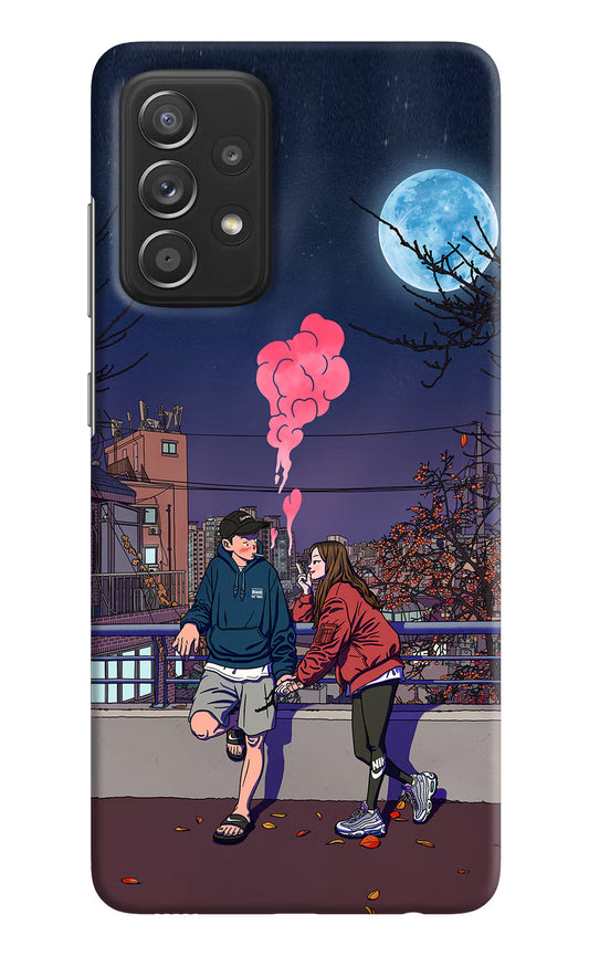 Chilling Couple Samsung A52/A52s 5G Hard Case Back Cover by Casekaro