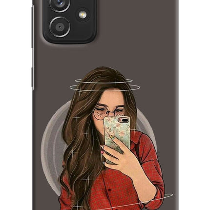 Selfie Queen Samsung A52/A52s 5G Hard Case Back Cover by Casekaro