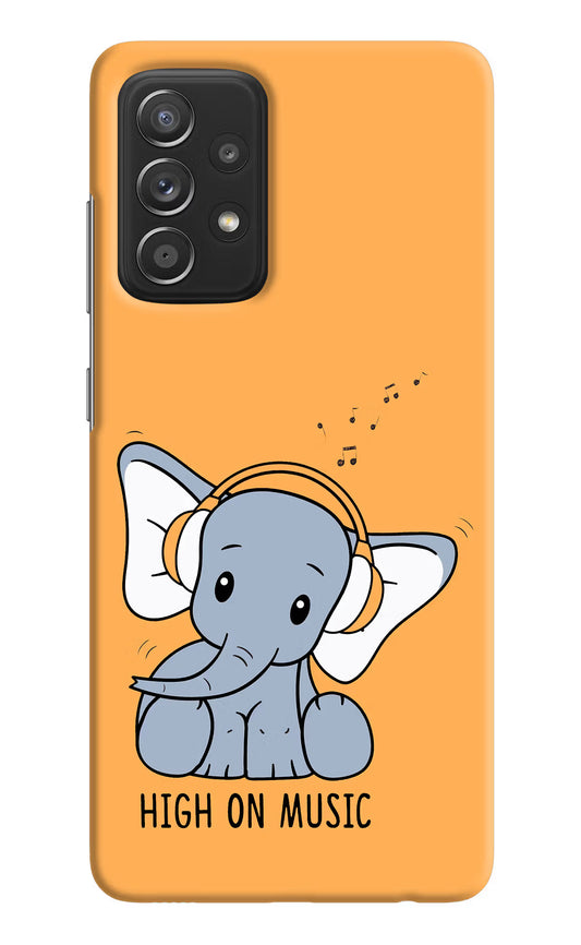 High On Music Samsung A52/A52s 5G Hard Case Back Cover by Casekaro