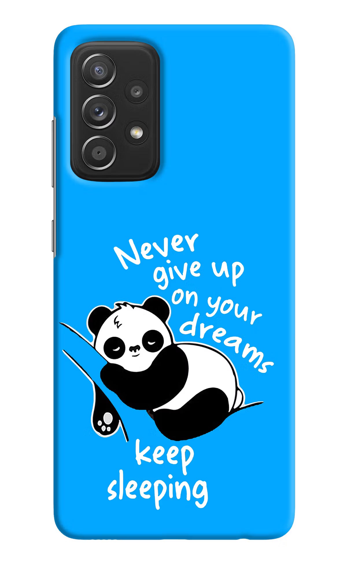 Keep Sleeping Samsung A52/A52s 5G Hard Case Back Cover by Casekaro