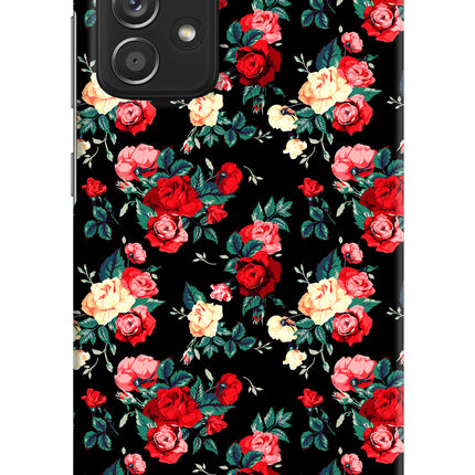 Rose Pattern Samsung A52/A52s 5G Hard Case Back Cover by Casekaro