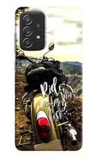 Ride More Worry Less Samsung A52/A52s 5G Hard Case Back Cover by Casekaro