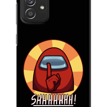 Among Us Shhh! Samsung A52/A52s 5G Hard Case Back Cover by Casekaro