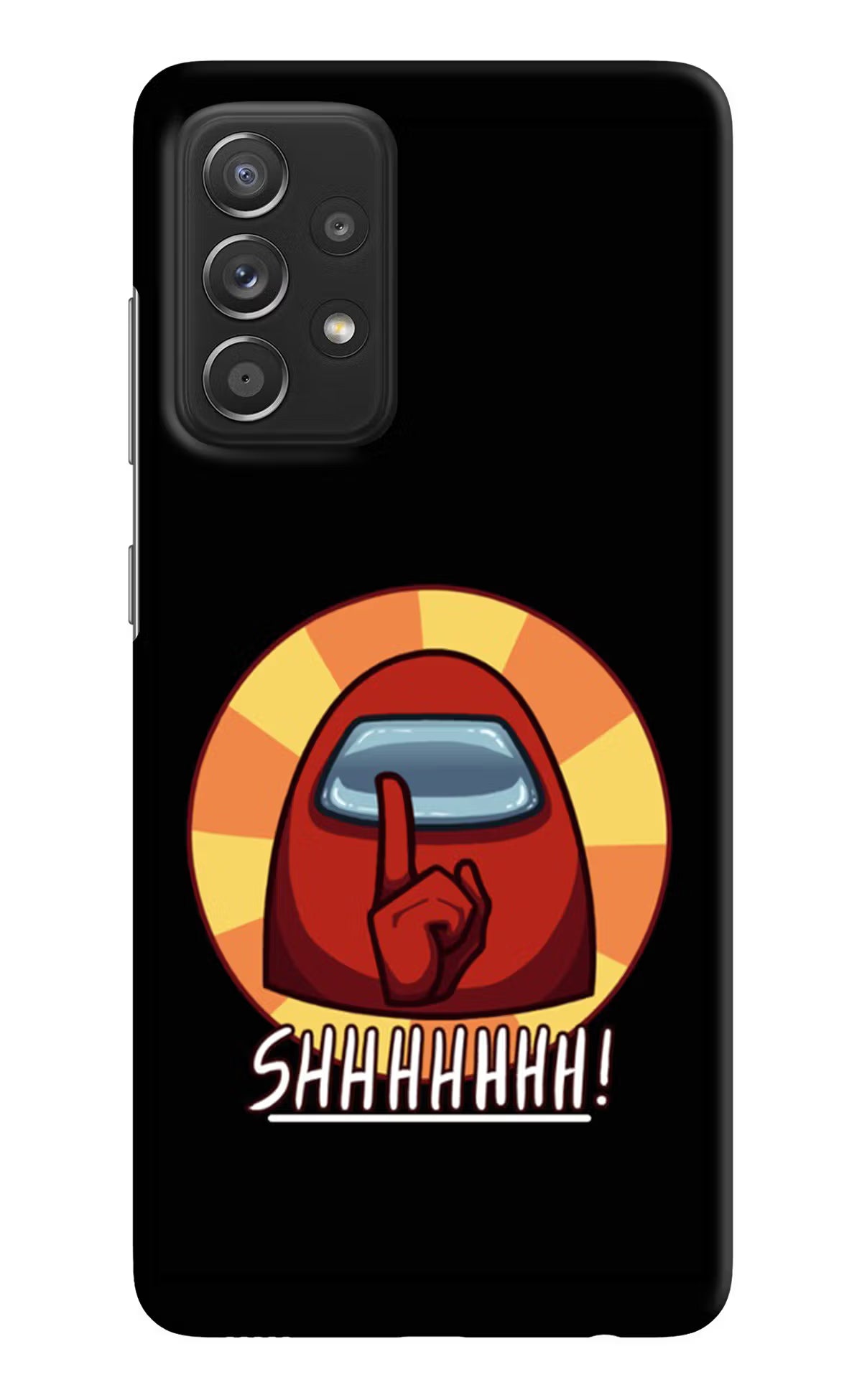 Among Us Shhh! Samsung A52/A52s 5G Hard Case Back Cover by Casekaro