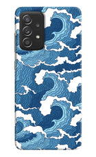 Blue Waves Samsung A52/A52s 5G Hard Case Back Cover by Casekaro