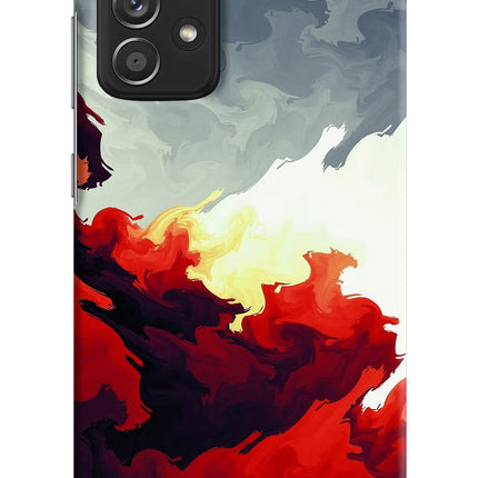 Fire Cloud Samsung A52/A52s 5G Hard Case Back Cover by Casekaro