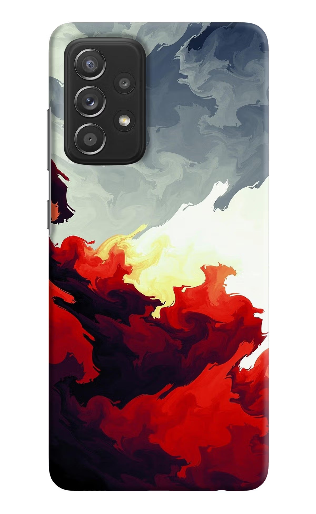 Fire Cloud Samsung A52/A52s 5G Hard Case Back Cover by Casekaro