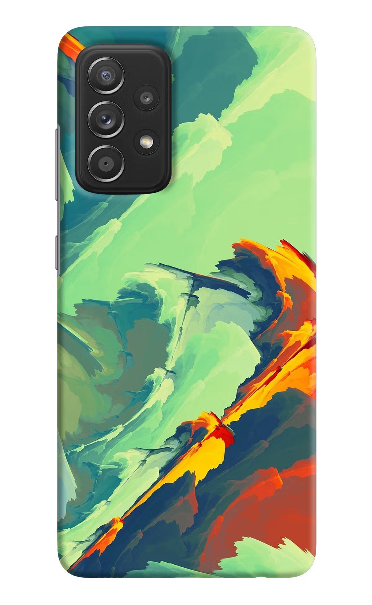 Paint Art Samsung A52/A52s 5G Hard Case Back Cover by Casekaro
