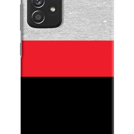 Tri Color Pattern Samsung A52/A52s 5G Hard Case Back Cover by Casekaro