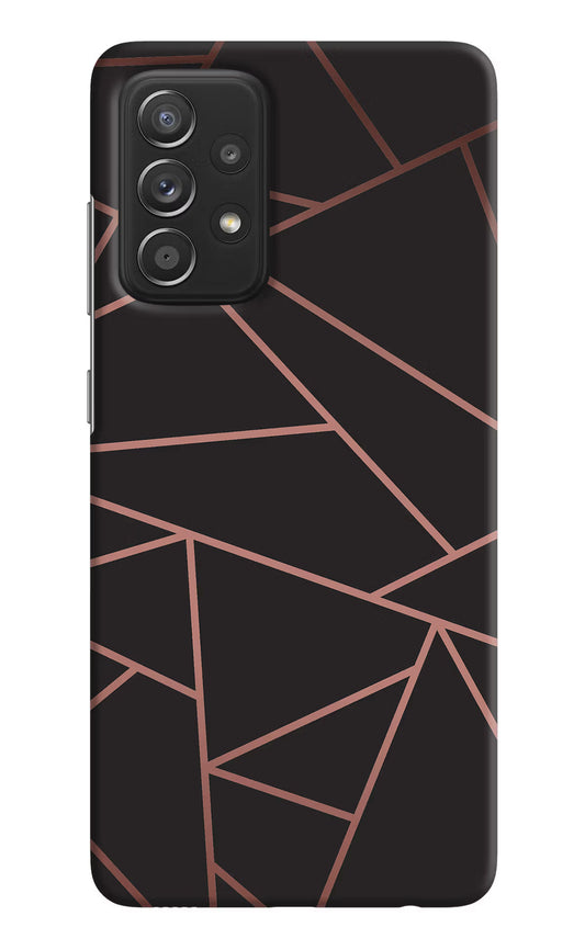 Geometric Pattern Samsung A52/A52s 5G Hard Case Back Cover by Casekaro
