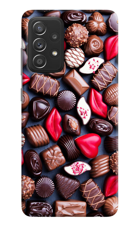 Chocolates Samsung A52/A52s 5G Hard Case Back Cover by Casekaro