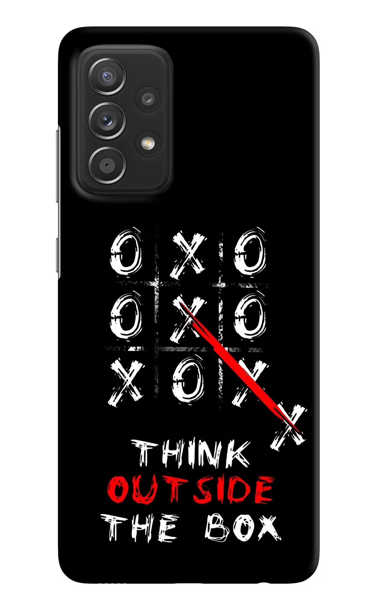 Think out of the BOX Samsung A52/A52s 5G Hard Case Back Cover by Casekaro