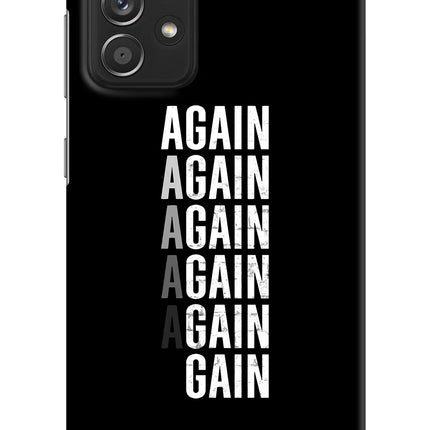 Again Again Gain Samsung A52/A52s 5G Hard Case Back Cover by Casekaro