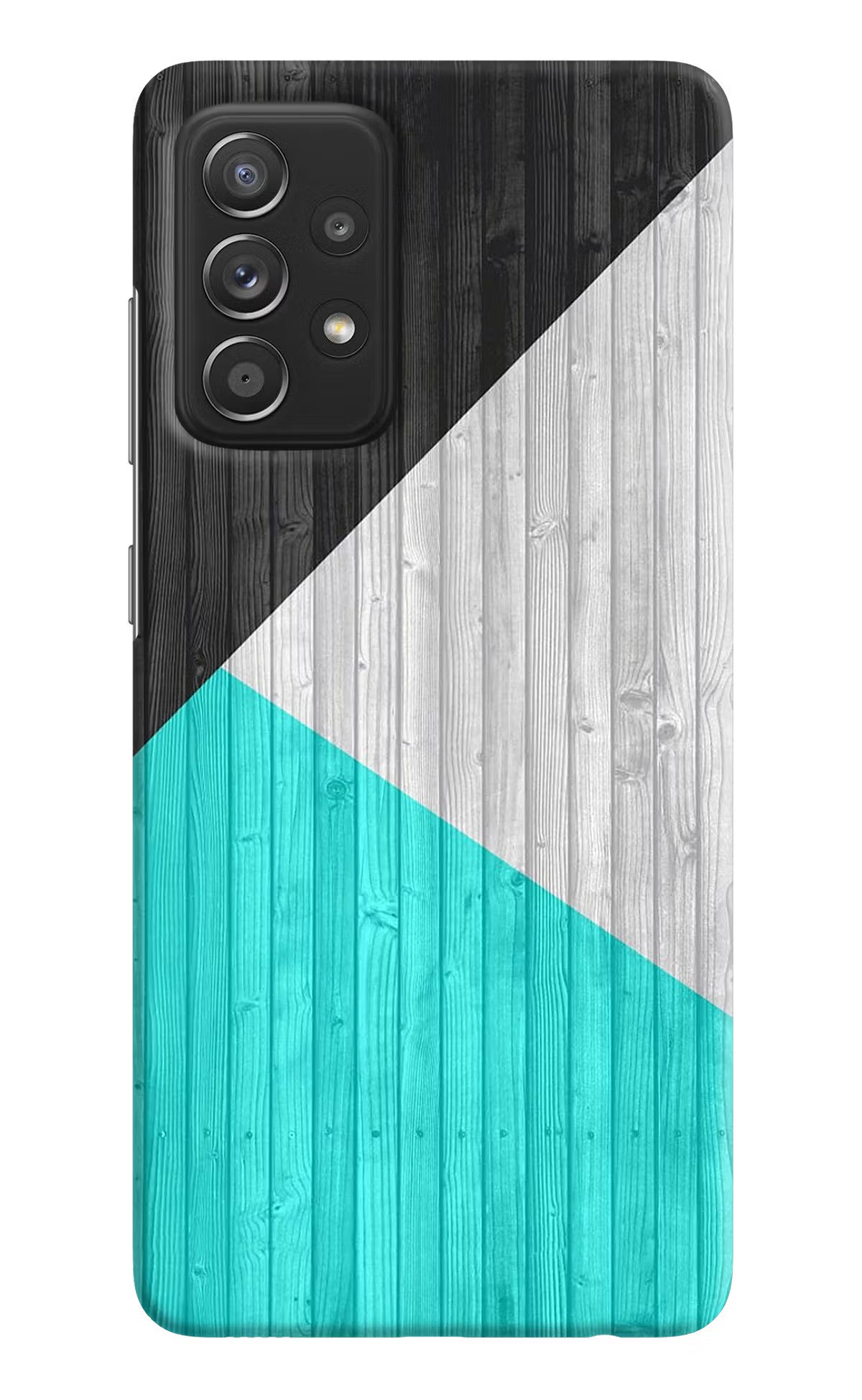 Wooden Abstract Samsung A52/A52s 5G Hard Case Back Cover by Casekaro