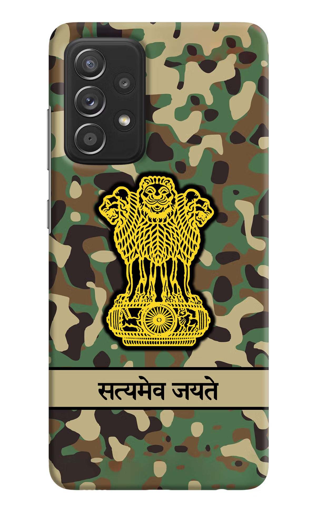 Satyamev Jayate Army Samsung A52/A52s 5G Hard Case Back Cover by Casekaro