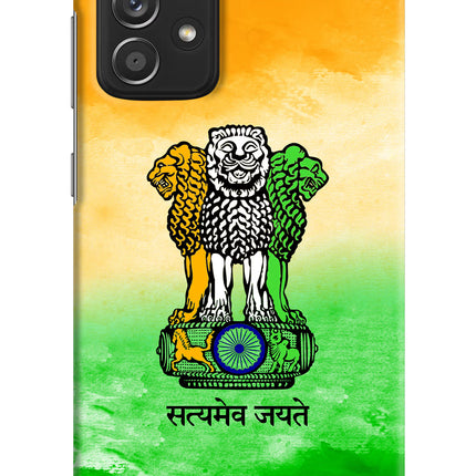 Satyamev Jayate Flag Samsung A52/A52s 5G Hard Case Back Cover by Casekaro