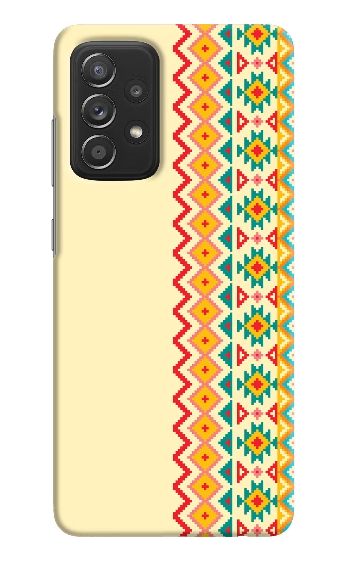 Ethnic Seamless Samsung A52/A52s 5G Hard Case Back Cover by Casekaro