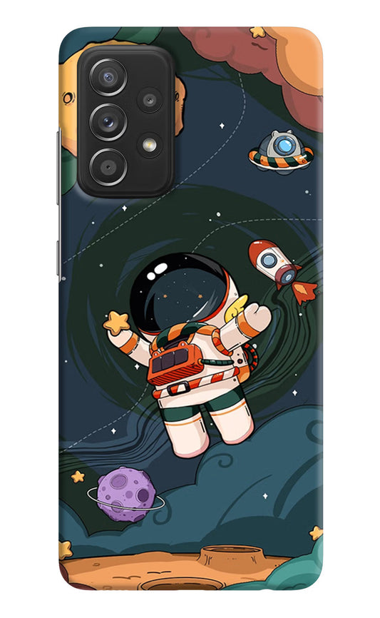 Cartoon Astronaut Samsung A52/A52s 5G Hard Case Back Cover by Casekaro