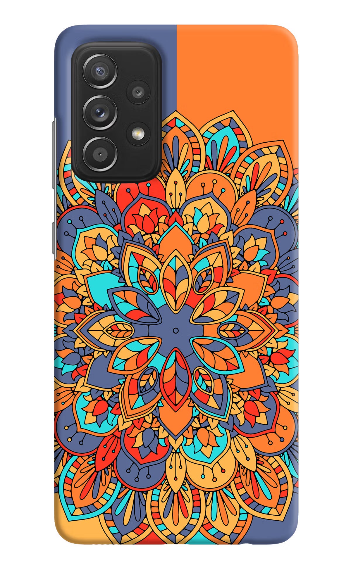 Color Mandala Samsung A52/A52s 5G Hard Case Back Cover by Casekaro