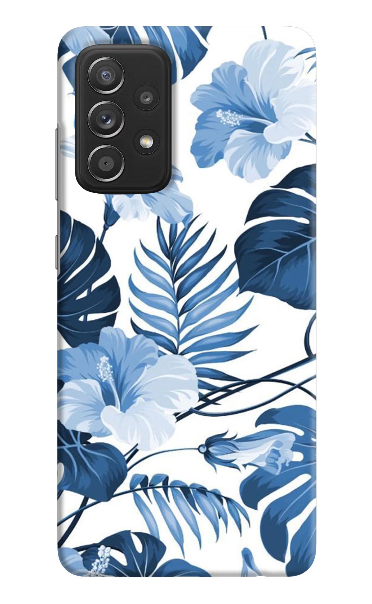 Fabric Art Samsung A52/A52s 5G Hard Case Back Cover by Casekaro