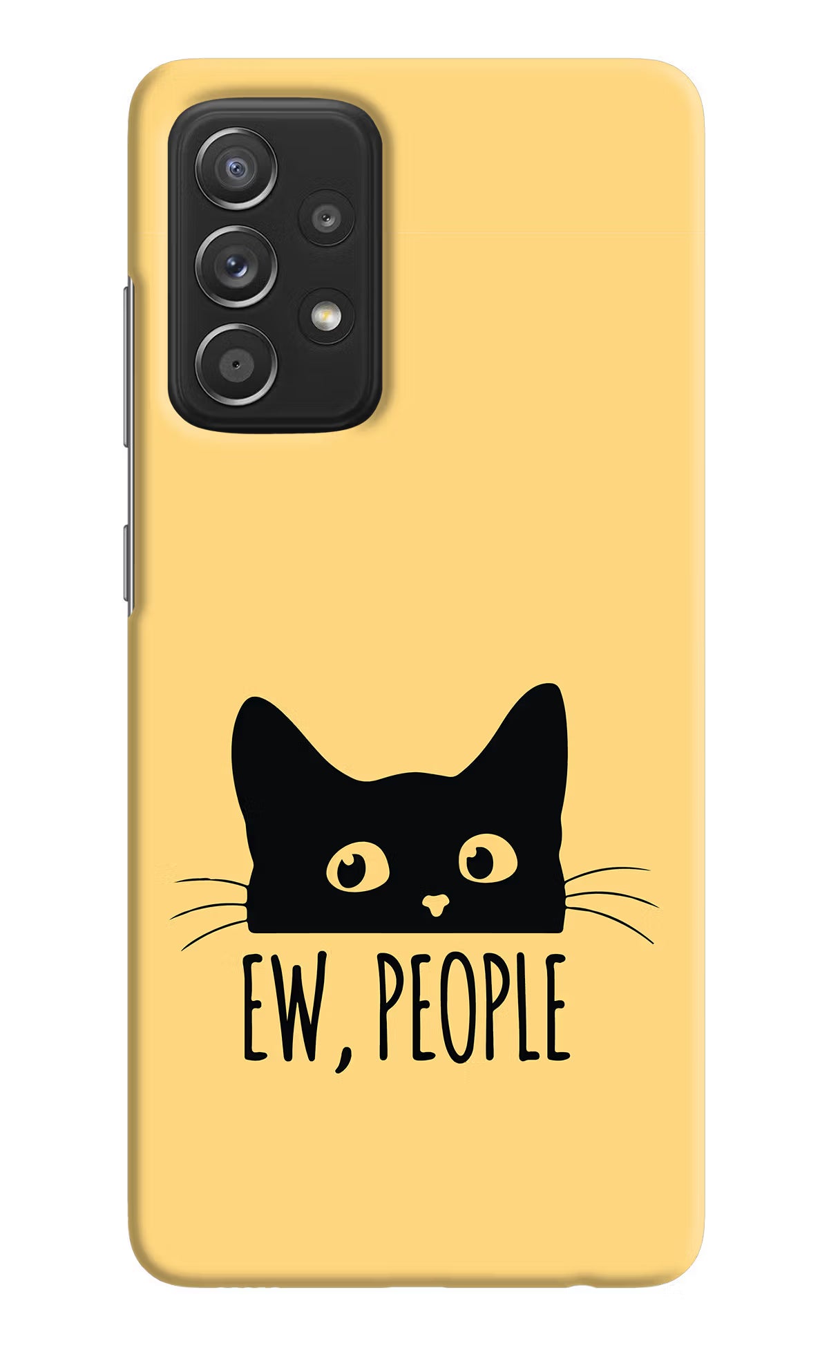 Ew People Catitude Samsung A52/A52s 5G Hard Case Back Cover by Casekaro