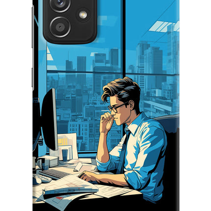 Focused Hustler (AI Generated) Samsung A52/A52s 5G Hard Case Back Cover by Casekaro