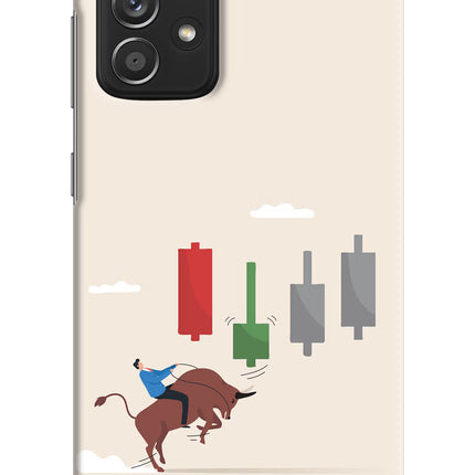 Bull Trading Momentum Samsung A52/A52s 5G Hard Case Back Cover by Casekaro