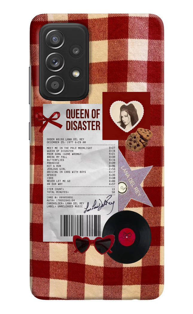 Queen of Disaster Samsung A52/A52s 5G Hard Case Back Cover by Casekaro