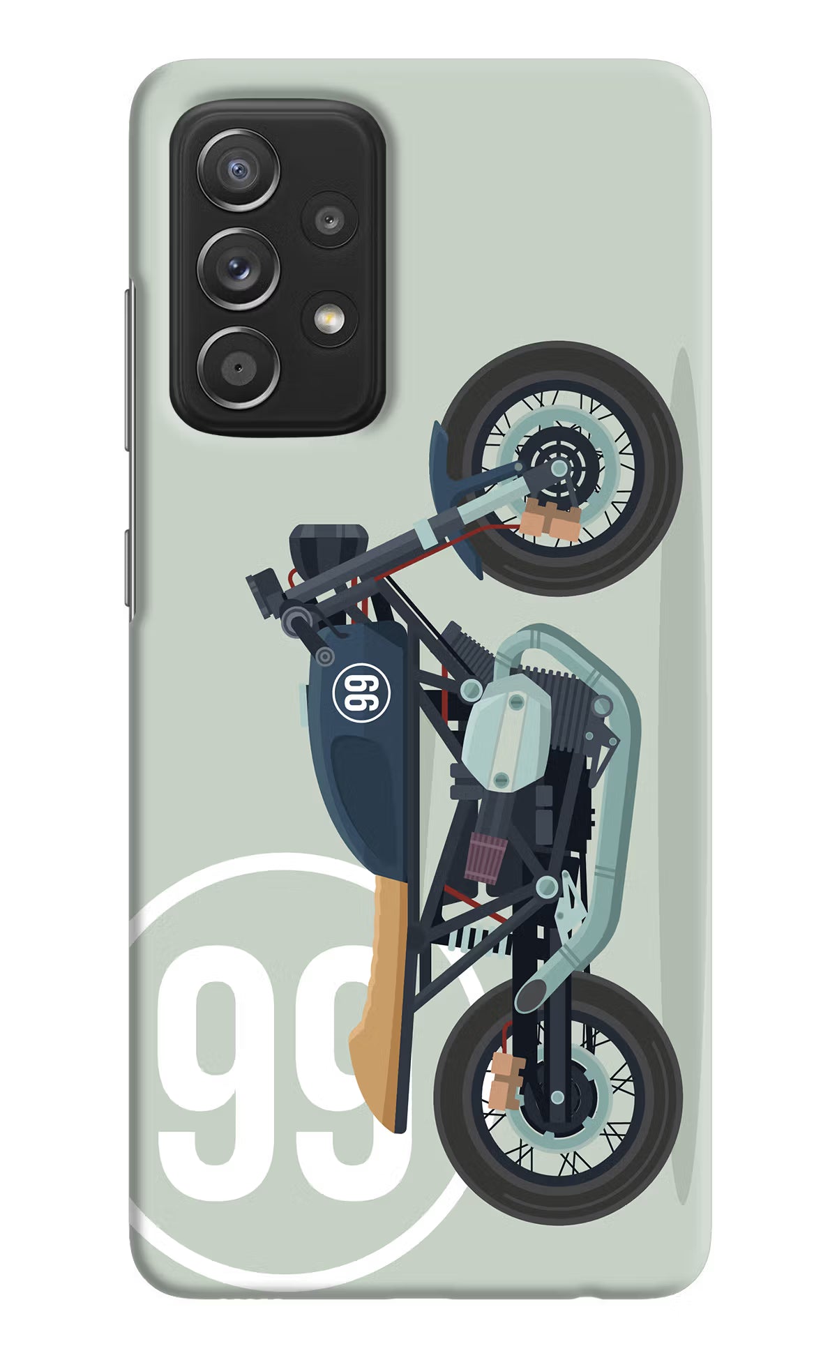 Classic Cafe Racer 99 Samsung A52/A52s 5G Hard Case Back Cover by Casekaro