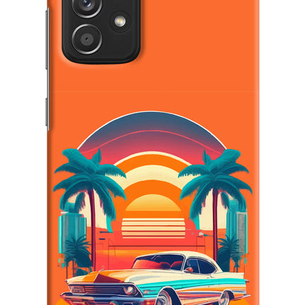 Palm Drive 80s Samsung A52/A52s 5G Hard Case Back Cover by Casekaro