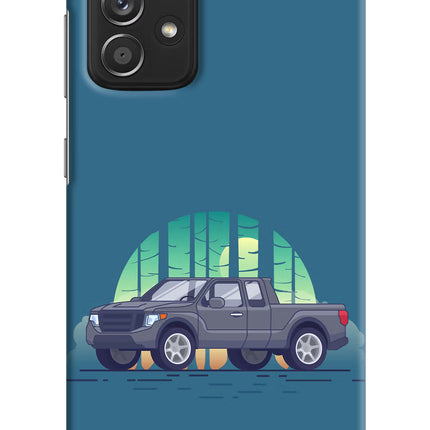 Retro Garage Vibe Samsung A52/A52s 5G Hard Case Back Cover by Casekaro