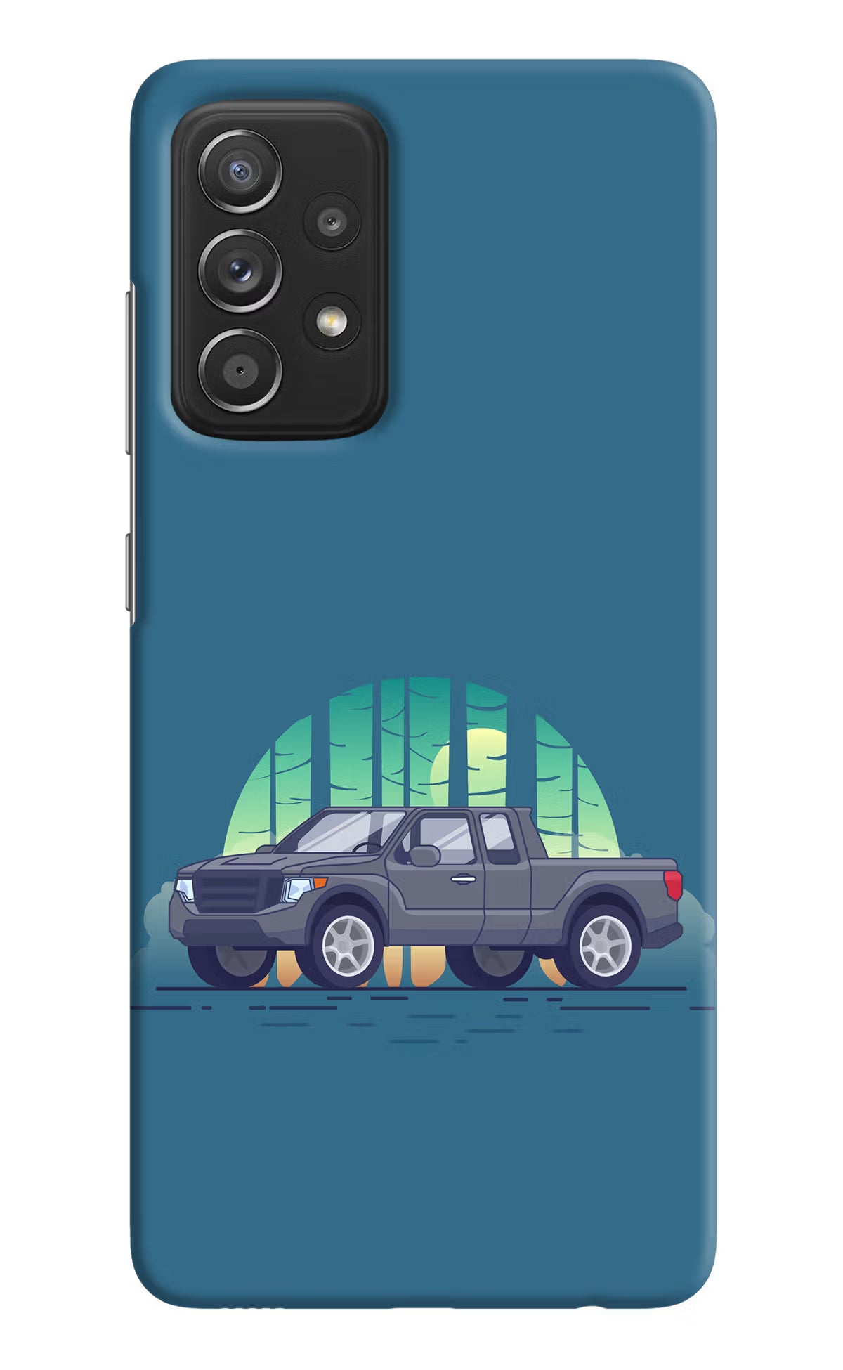 Retro Garage Vibe Samsung A52/A52s 5G Hard Case Back Cover by Casekaro