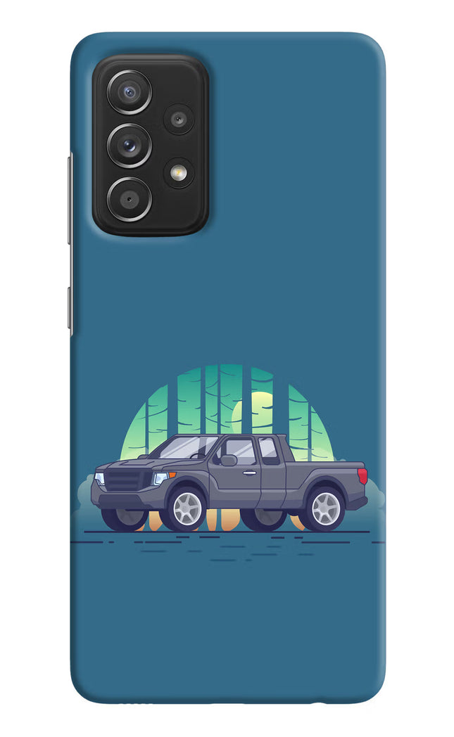 Retro Garage Vibe Samsung A52/A52s 5G Hard Case Back Cover by Casekaro