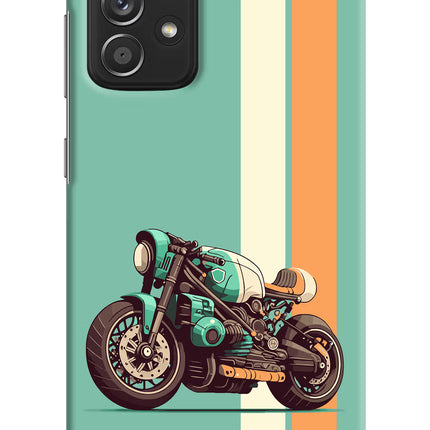 Striped Moto Drift Samsung A52/A52s 5G Hard Case Back Cover by Casekaro