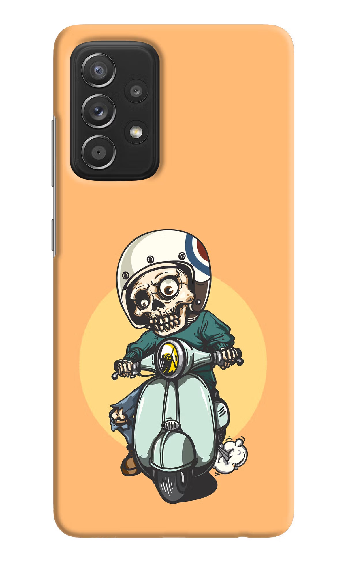 Undead Biker Samsung A52/A52s 5G Hard Case Back Cover by Casekaro