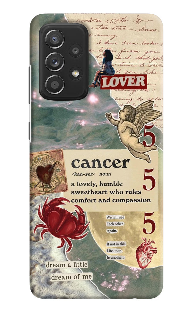 Cancer Zodiac Samsung A52/A52s 5G Hard Case Back Cover by Casekaro