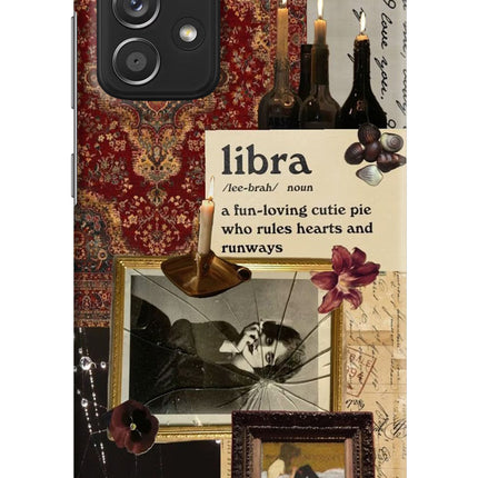 Libra Zodiac Samsung A52/A52s 5G Hard Case Back Cover by Casekaro
