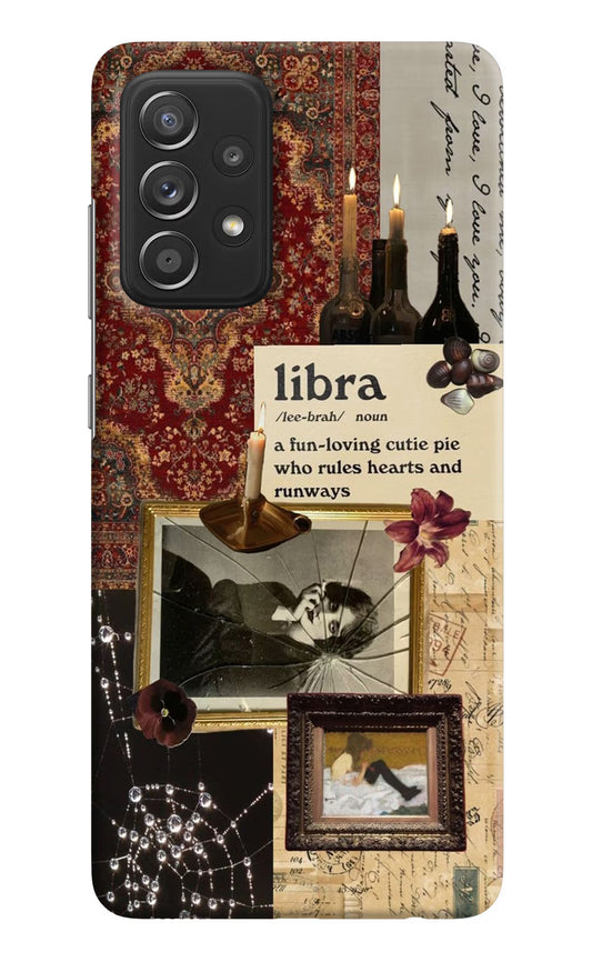 Libra Zodiac Samsung A52/A52s 5G Hard Case Back Cover by Casekaro