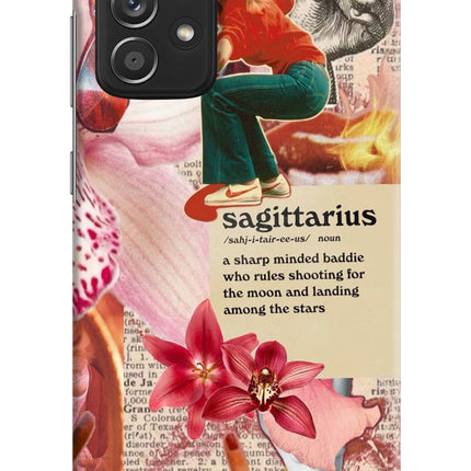 Sagittarius Zodiac Samsung A52/A52s 5G Hard Case Back Cover by Casekaro